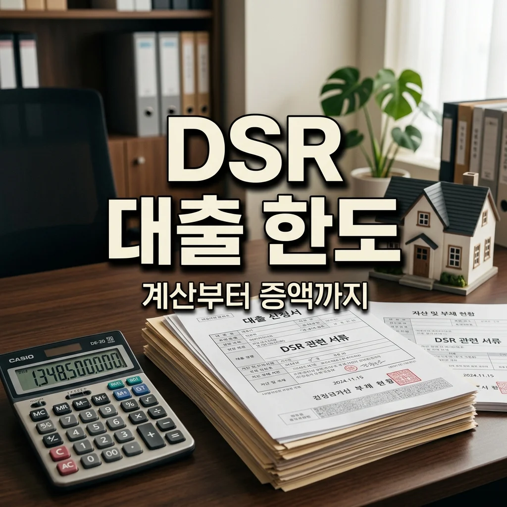 DSR 규제 뜻 대출 한도 계산기 활용법: 내 집 마련 전략 완벽 가이드