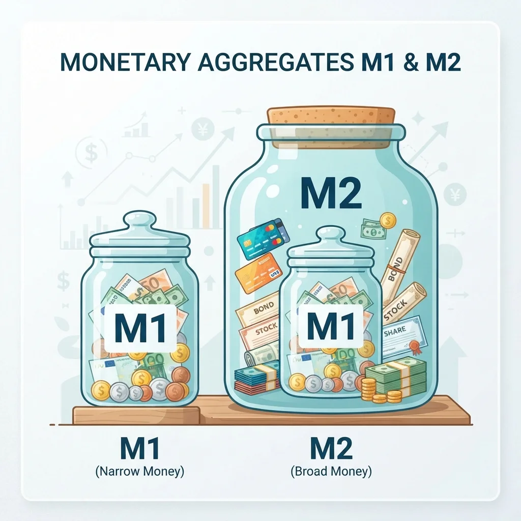 M1, M2 통화량, 한눈에 보는 핵심 요약