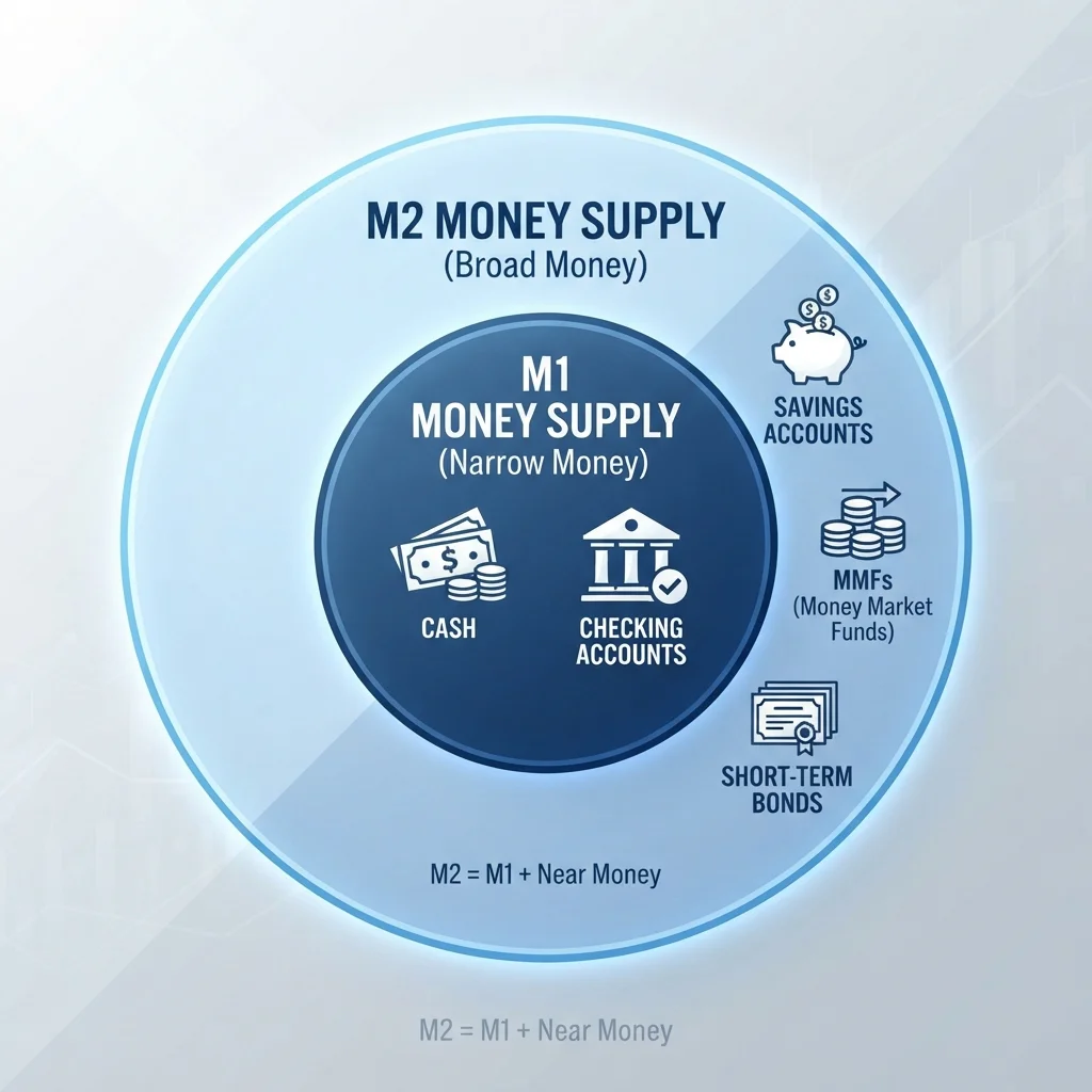 통화량 M1 vs M2, 핵심 차이와 의미