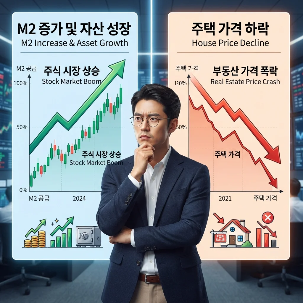 통화량 변화가 자산 시장에 미치는 영향: 주식과 부동산