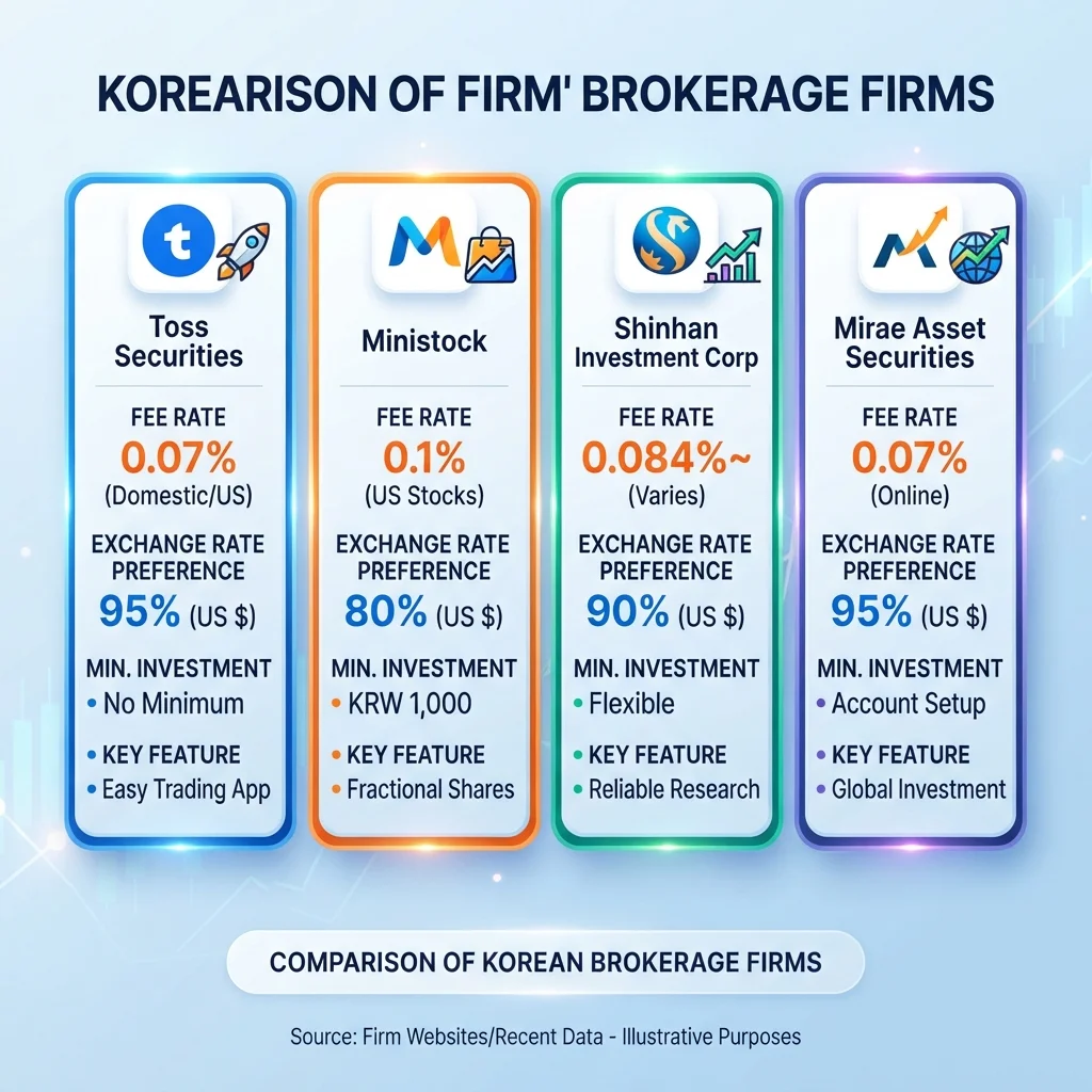한눈에 보는 주요 증권사별 소수점 투자 핵심 정보