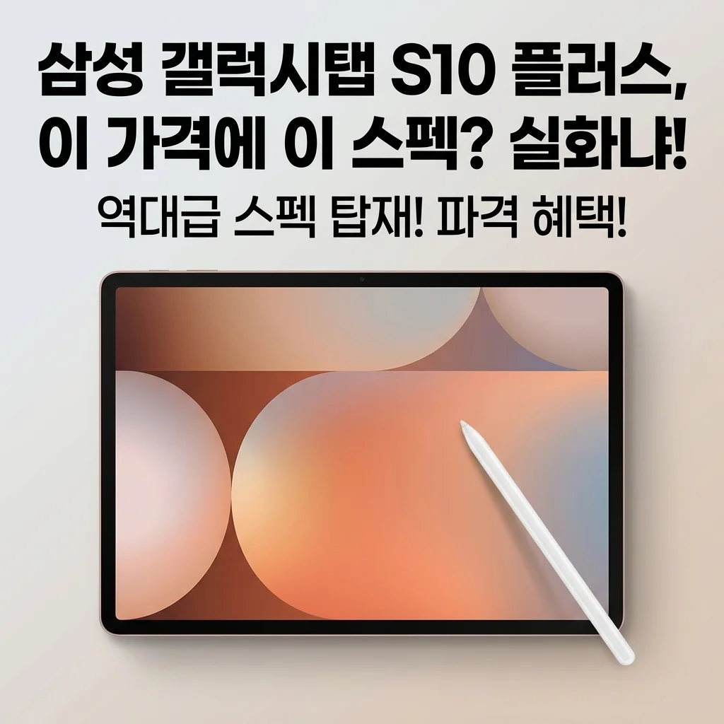 삼성 갤럭시탭 S10 플러스, 이 가격에 이 스펙? 실화냐!