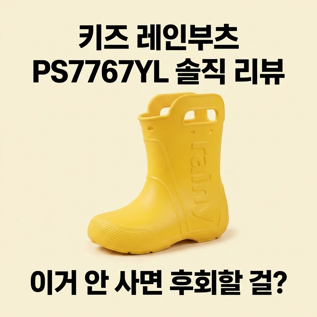 유아 장화 PS7767YL, 이거 안 사면 후회할 걸? 키즈 레인부츠 솔직 리뷰