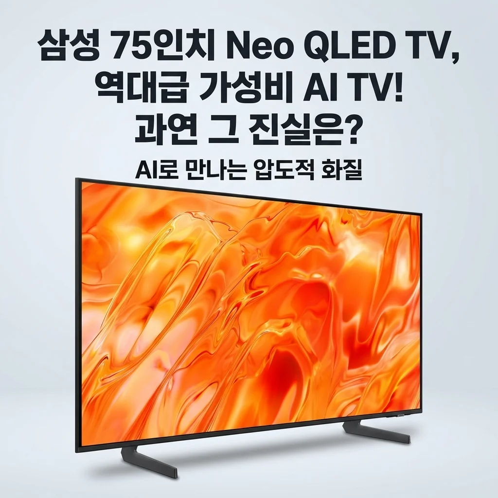 삼성 75인치 Neo QLED TV, 역대급 가성비 AI TV! 과연 그 진실은?