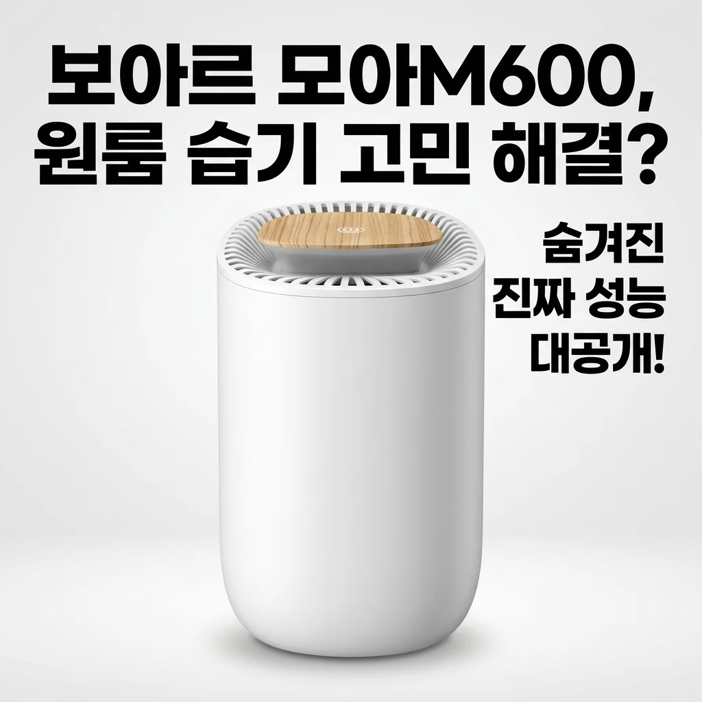 보아르 모아M600 미니 제습기, 원룸 습기 고민 해결? 숨겨진 진짜 성능 대공개!