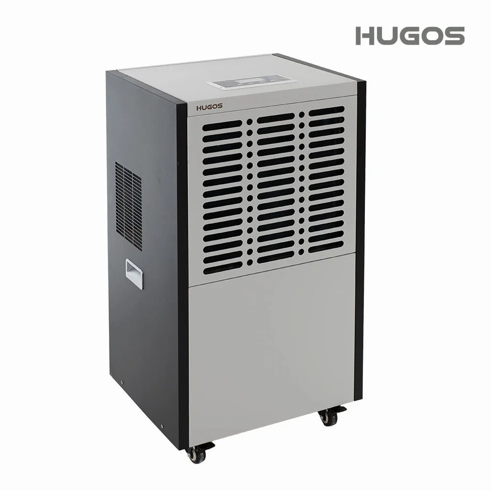 휴고스 산업용 이동식 제습기 100L 고효율 대용량 공업용 업소용 공장 창고 컴팩트형 상세 이미지 2