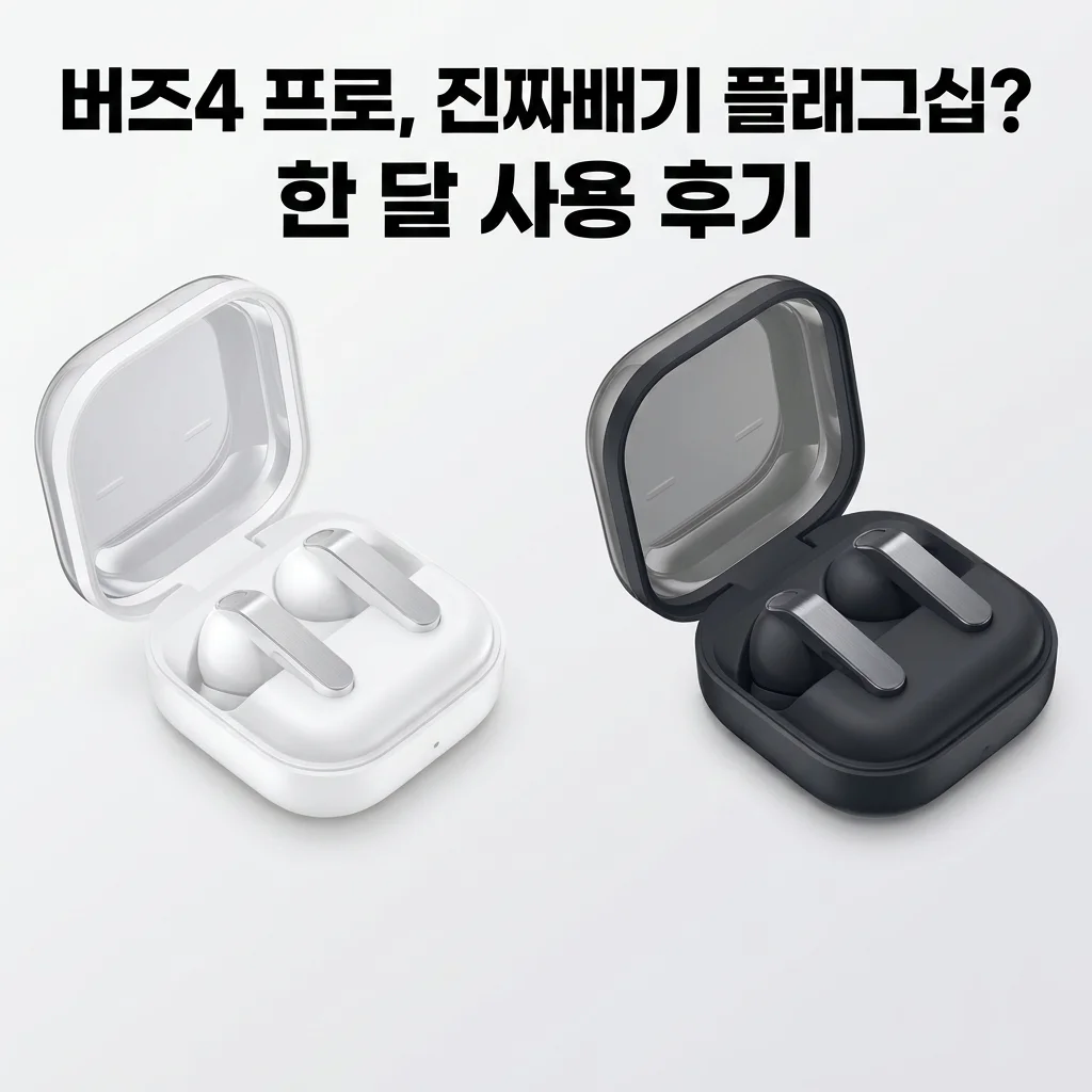 버즈4 프로, 진짜배기 플래그십? 한 달 사용 후기 (SM-R640N)