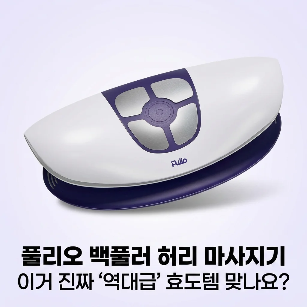 [풀리오 백풀러] 허리 마사지기, 이거 진짜 '역대급' 효도템 맞나요?
