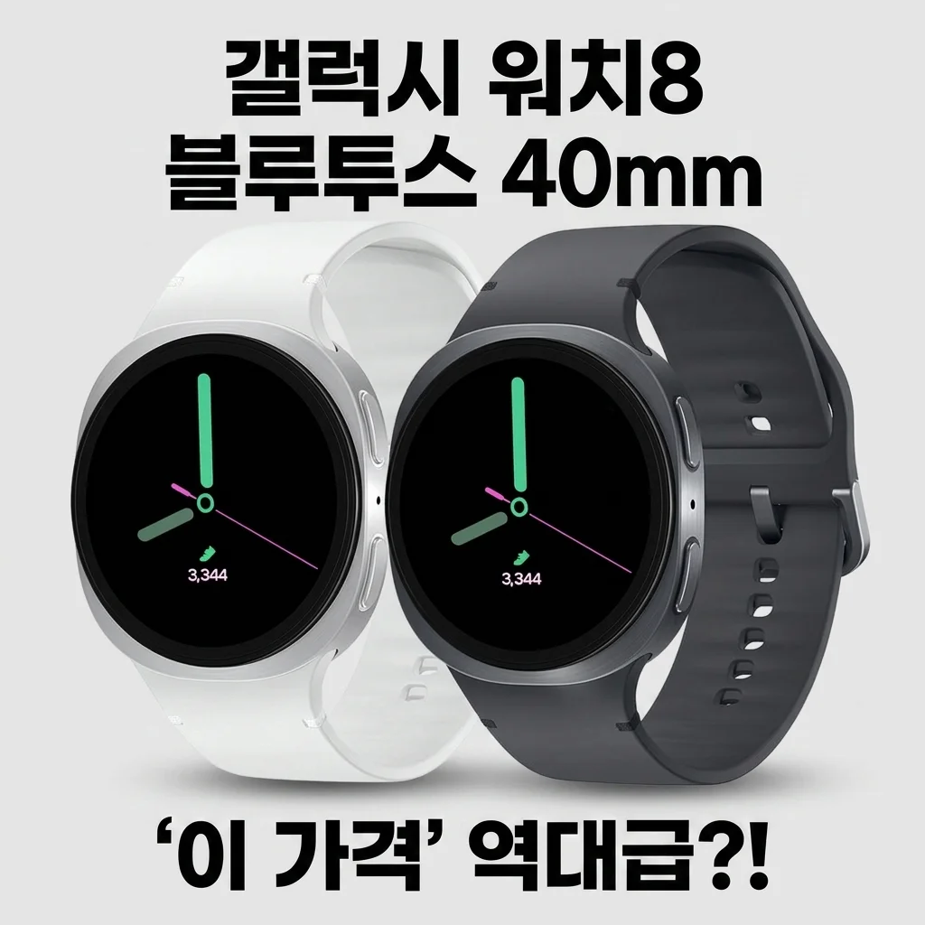 갤럭시 워치8 블루투스 40mm: 써보니 '이 가격'에 역대급?!