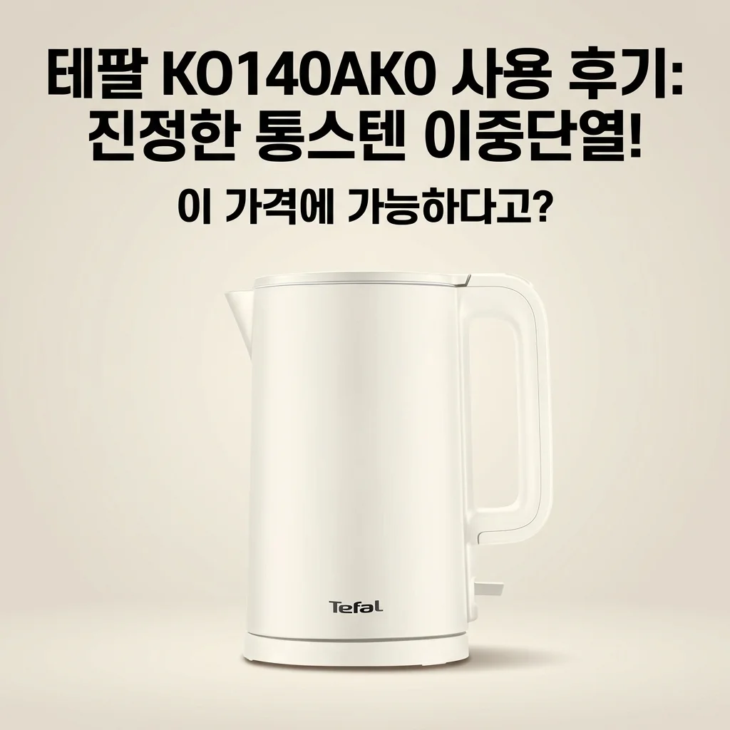 테팔 써모 프로텍트 KO140AK0 후기: 통스텐 이중단열 전기포트, 이 가격에 가능하다고?
