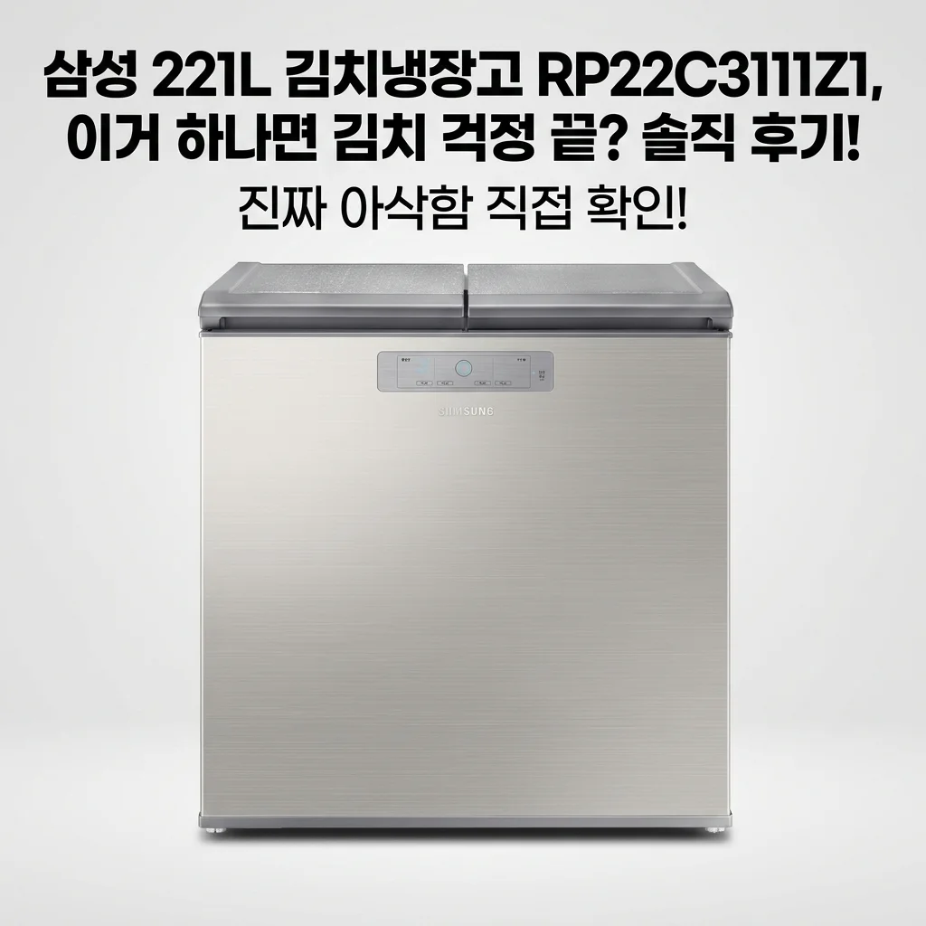 삼성 221L 김치냉장고 RP22C3111Z1, 이거 하나면 김치 걱정 끝? 솔직 후기!