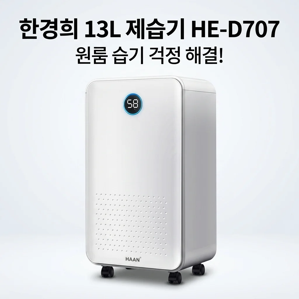한경희 13L 제습기 HE-D707, 원룸 습기 고민 해결하는 가성비 끝판왕!