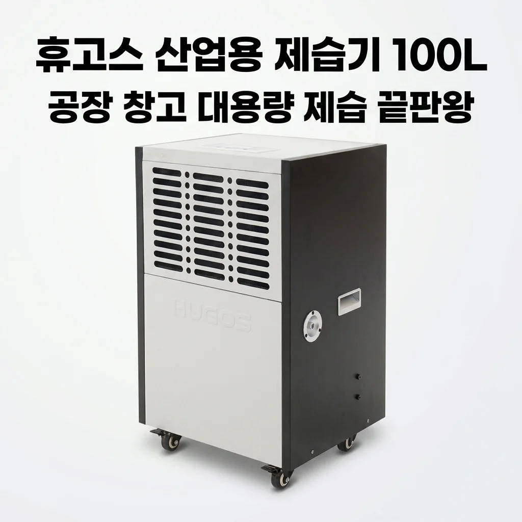 휴고스 산업용 제습기 100L, 이 가격에? 공장 창고 대용량 제습 끝판왕 후기!