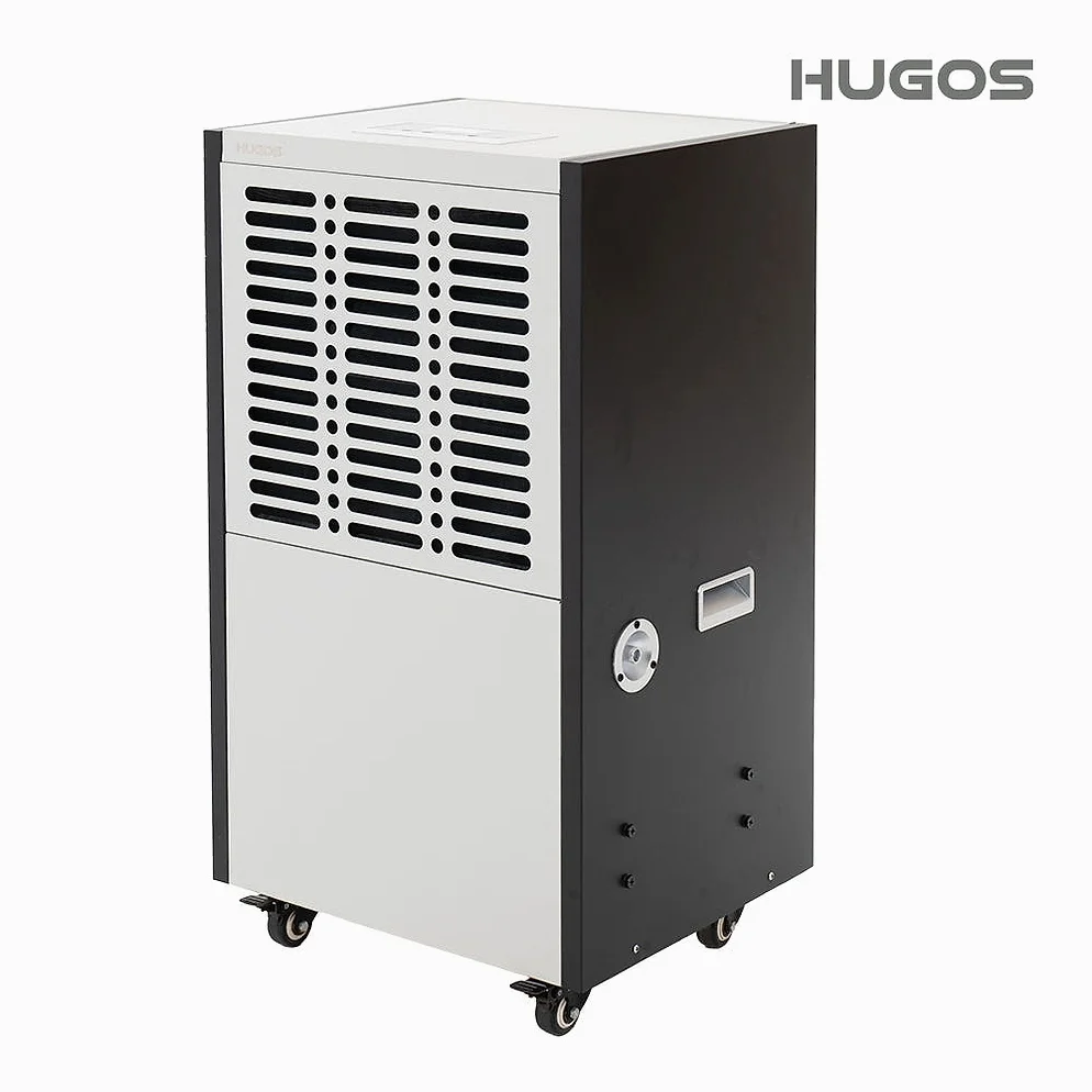 휴고스 산업용 이동식 제습기 100L 고효율 대용량 공업용 업소용 공장 창고 컴팩트형 상세 이미지 1