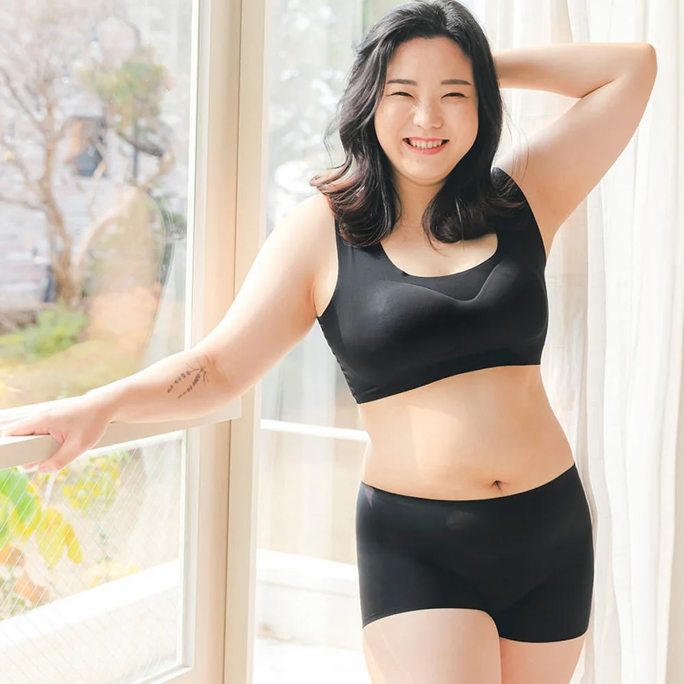 [5+1] 여성팬티 사각 여자 드로즈 심리스 네모 팬티 노라인 스판 속옷 상세 이미지 3