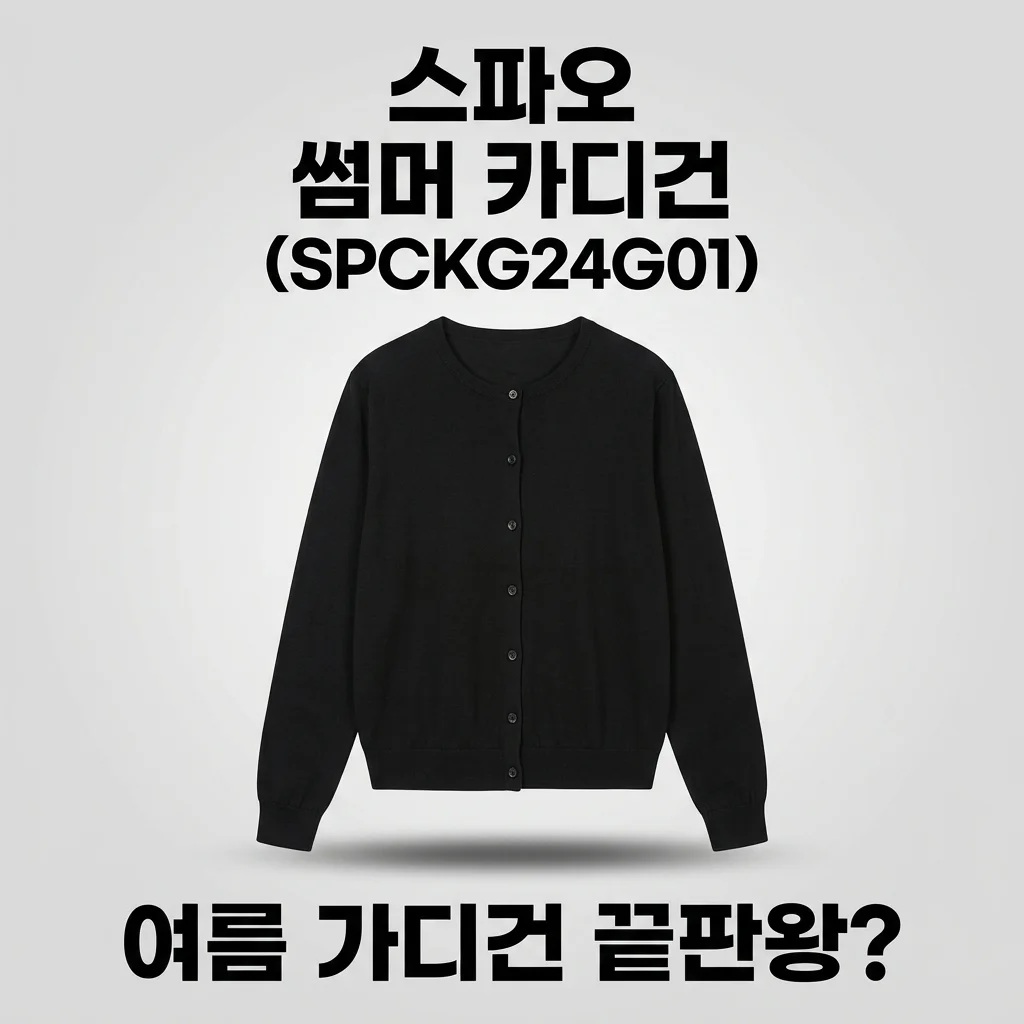 스파오 썸머 카디건 SPCKG24G01, 여름 가디건 끝판왕? 구매 전 필독!
