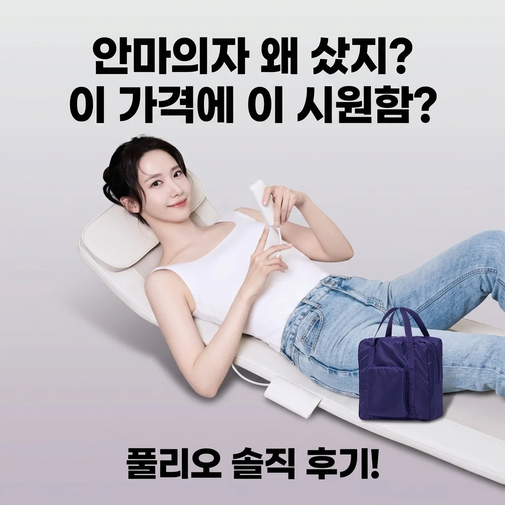 풀리오 마사지매트, 안마의자 왜 샀지? 이 가격에 이런 시원함? 솔직 후기!
