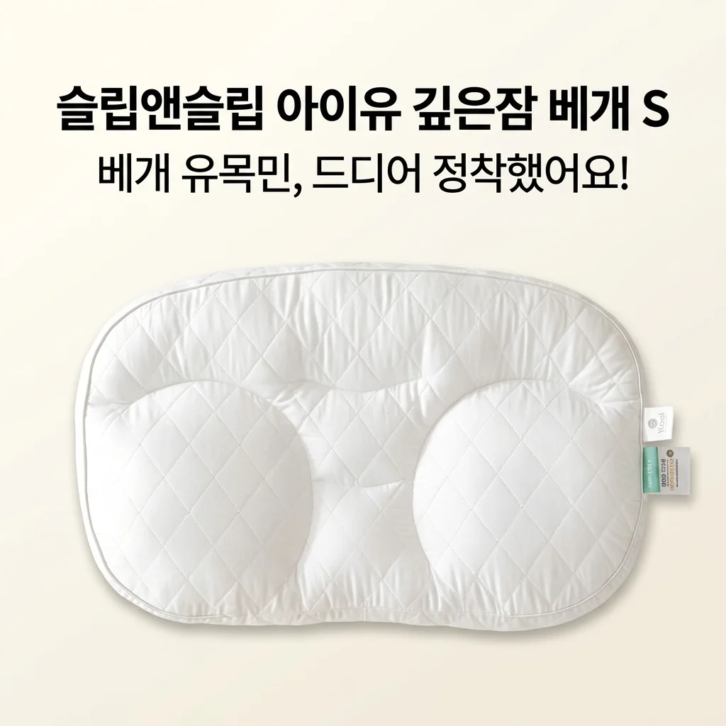 슬립앤슬립 아이유 깊은잠 베개 S: 베개 유목민, 드디어 정착했어요! (내돈내산 솔직 후기)