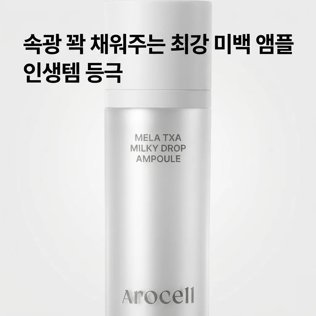 아로셀 멜라 TXA 미백 앰플, '속광' 제대로 채워주는 인생템 찾았어요!