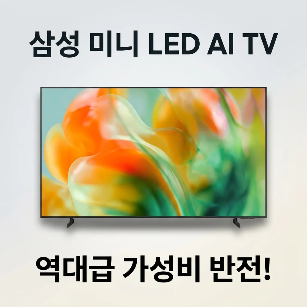 삼성 Mini LED AI TV KU75MH80AFXKR, 75인치 144Hz! 이 가격에 이 성능, 진짜 반전이에요!