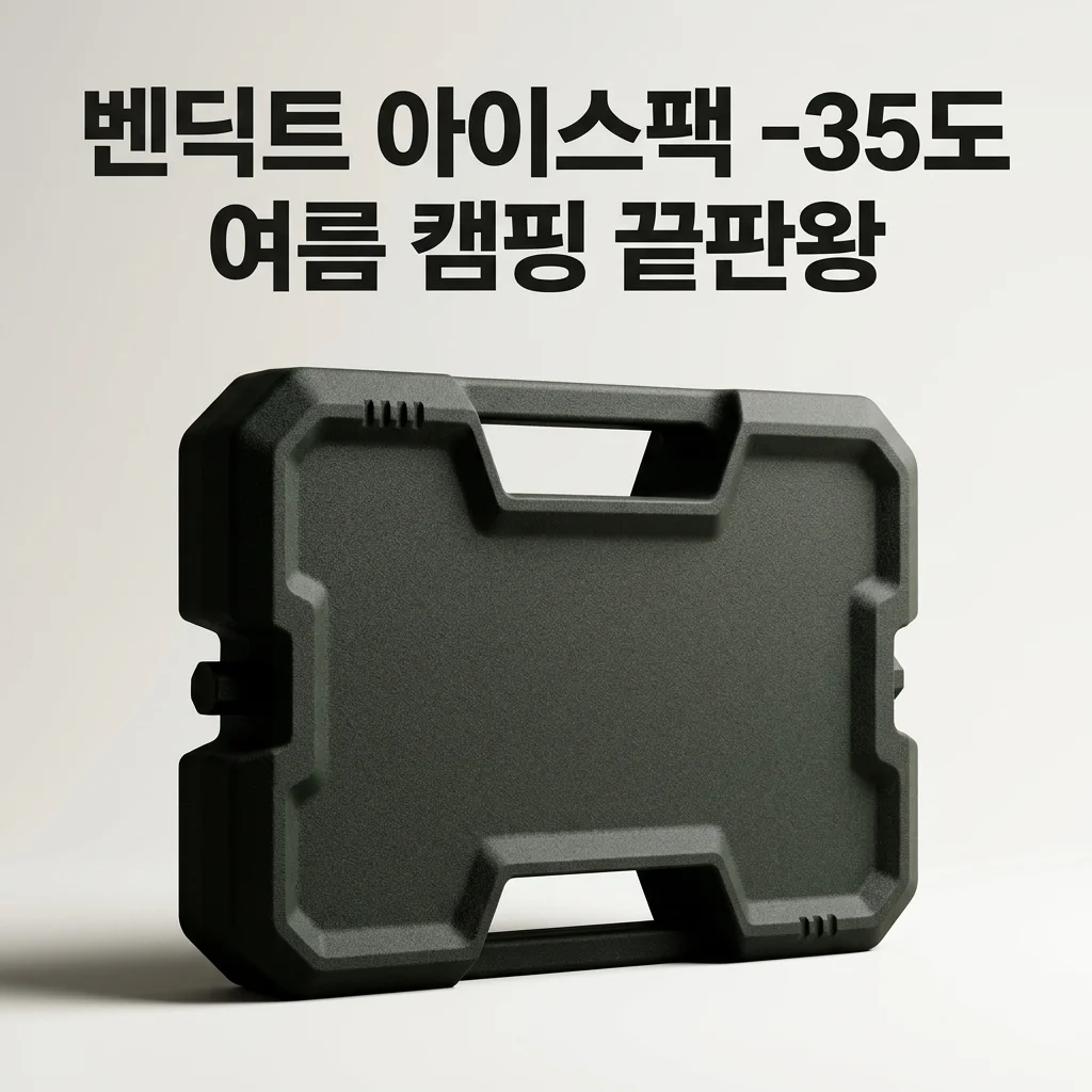 벤딕트 아이스팩 -35도, 이 얼음팩 하나면 여름 캠핑 끝? 반전 후기!