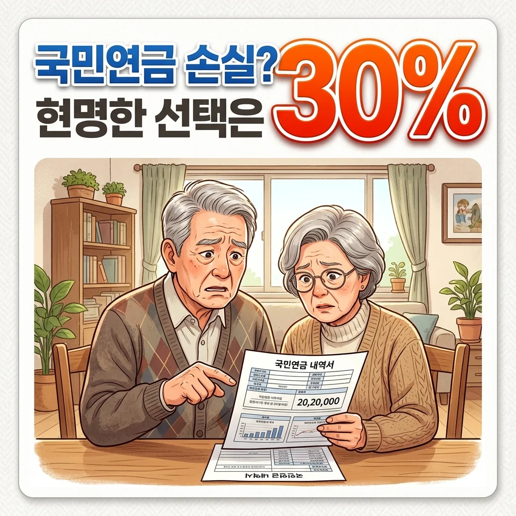 60대 국민연금 조기수령 vs 임의계속가입: 2026년 손실률과 최적의 선택