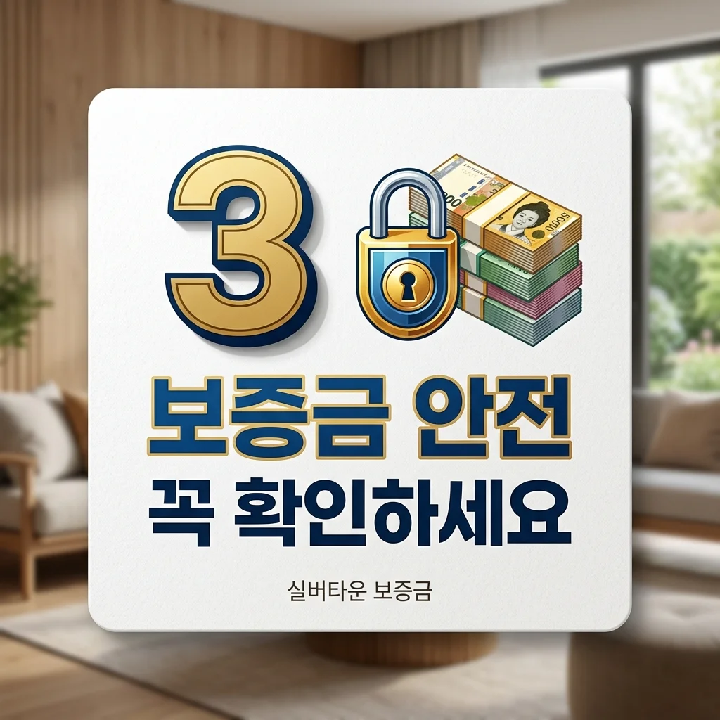 실버타운 보증금 반환 안정성, 입주 전 꼭 확인해야 할 3가지