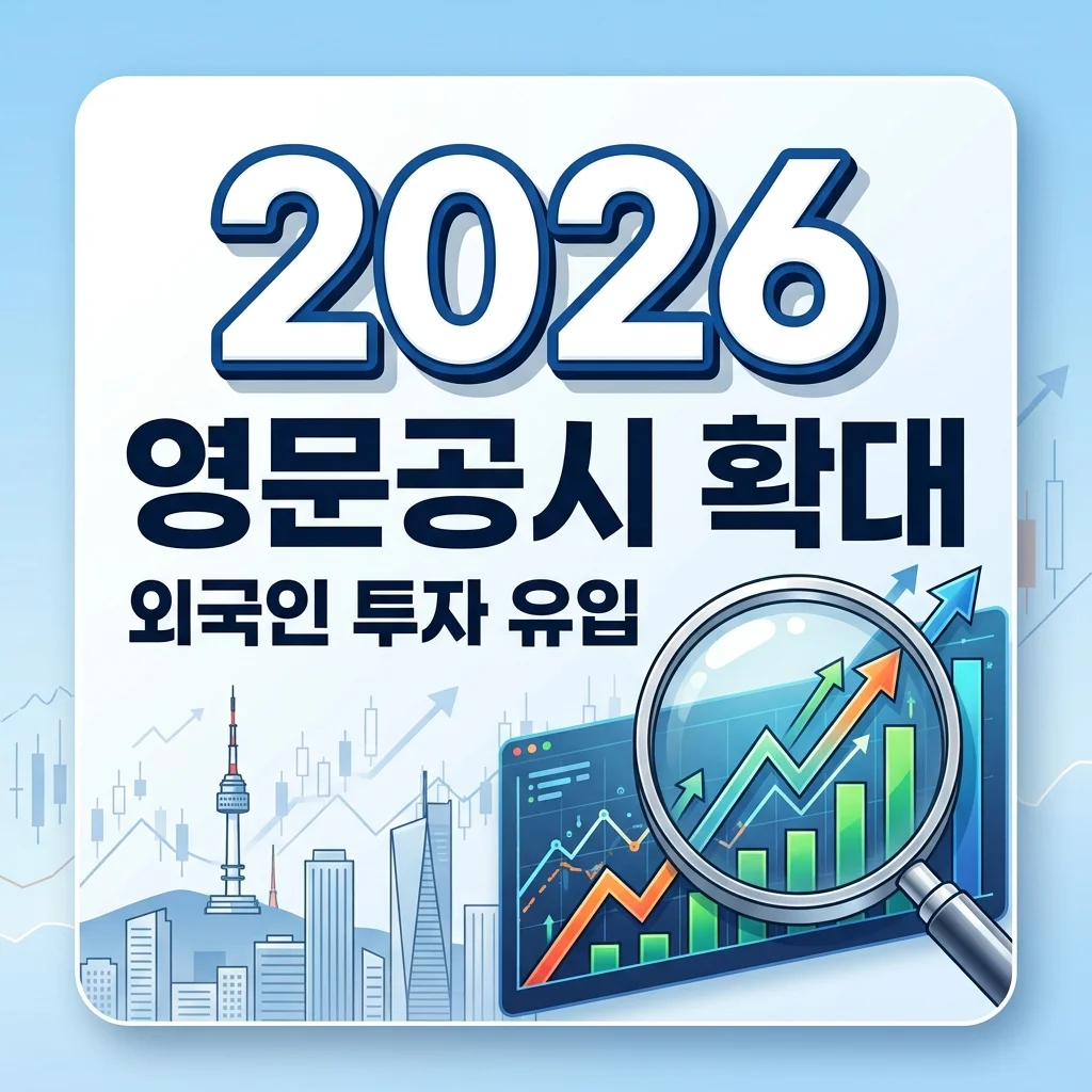 상장사 영문공시 자산 2조 확대: 2026년 외국인 매수세 잡을 기회?