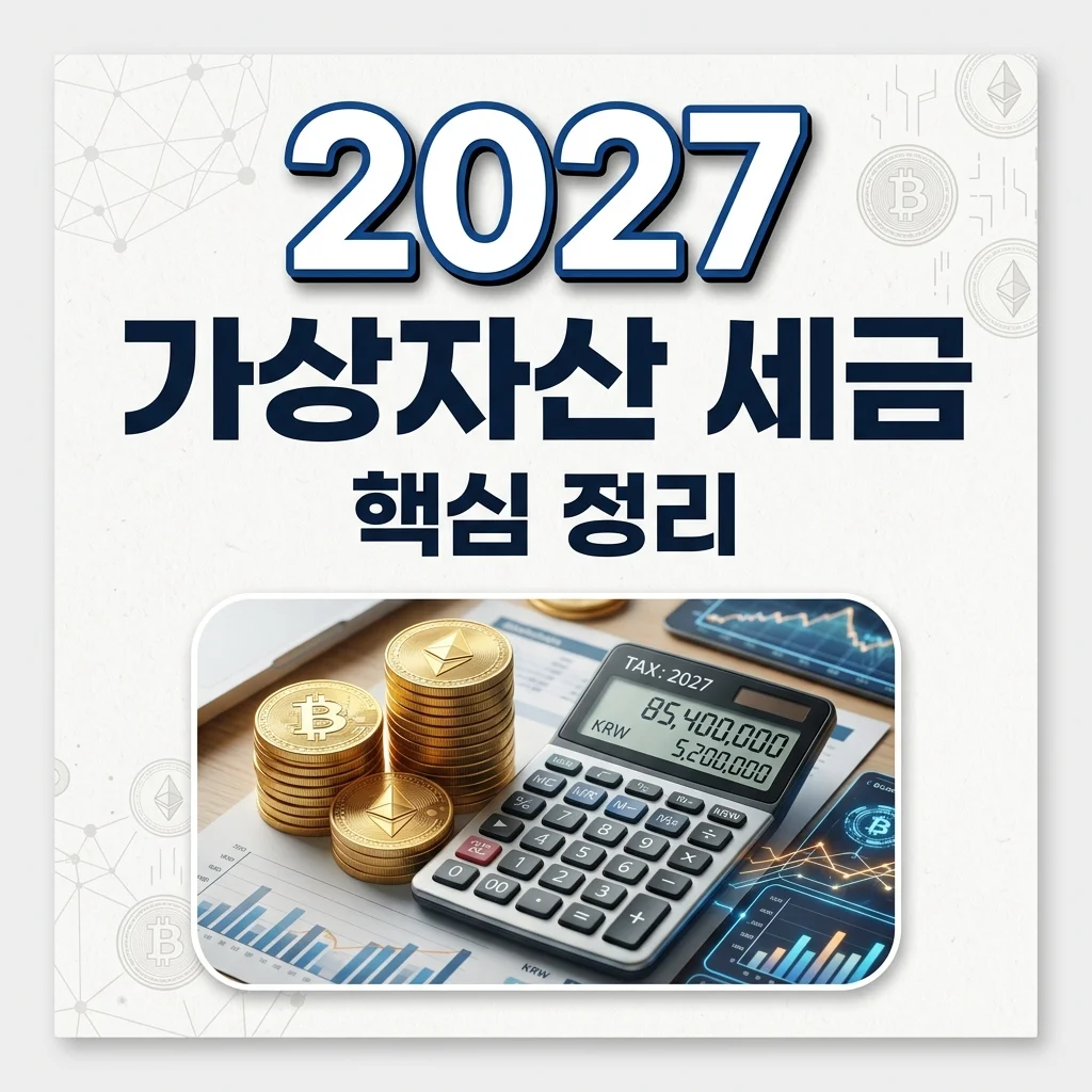가상자산 세금 2027년부터! 비트코인 과세 핵심 총정리