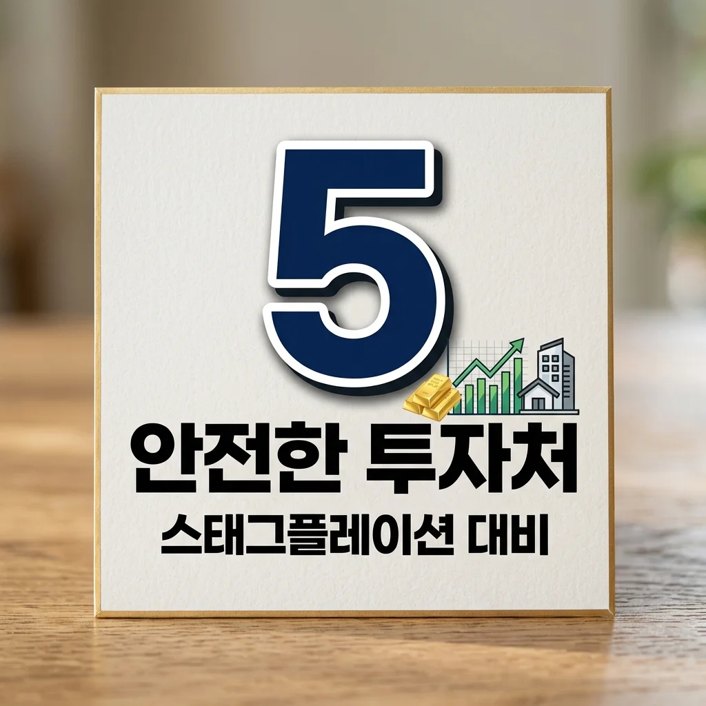 인플레 고용 엇박자, 2026년 스태그플레이션 시대 안전한 투자처 5가지