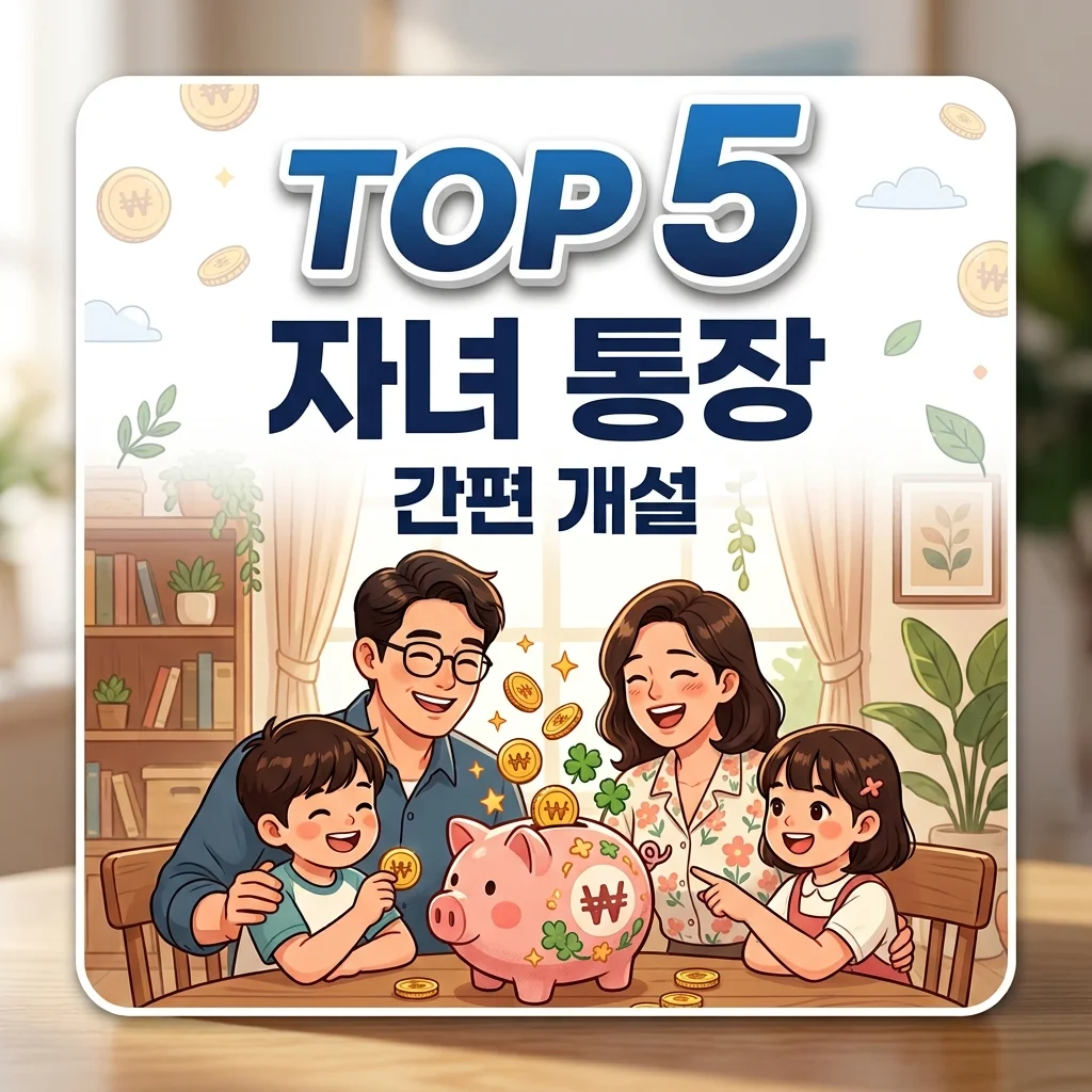 자녀 통장 개설 필요서류 완벽 정리: 기본증명서, 가족관계증명서부터 비대면 팁까지