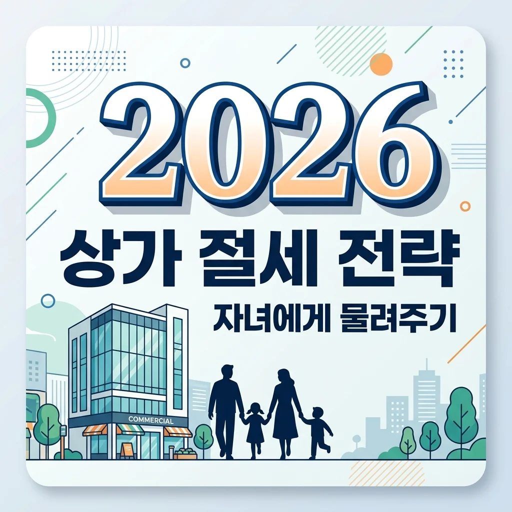 자녀 상가 상속 vs 증여 세금 비교: 2026년 최신 절세 전략