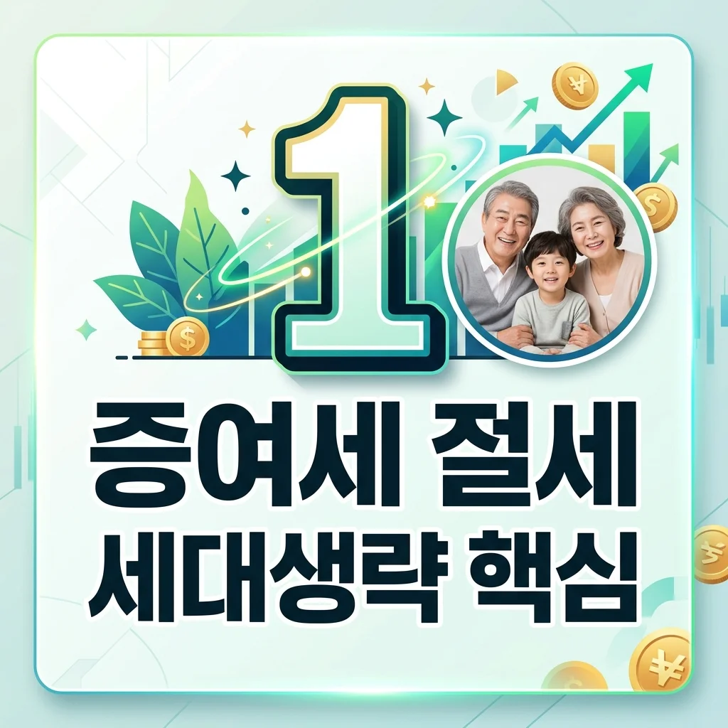 조부모 손자 세대생략 증여: 할증세율 계산부터 절세 팁까지 완벽 가이드