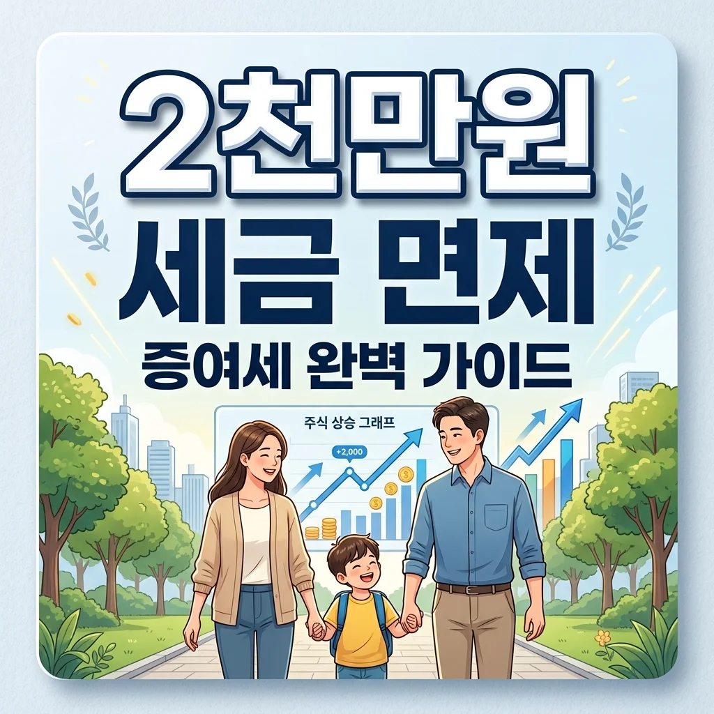 아이 세뱃돈 용돈 주식 증여세: 면제 한도와 신고 방법 완벽 정리해요!