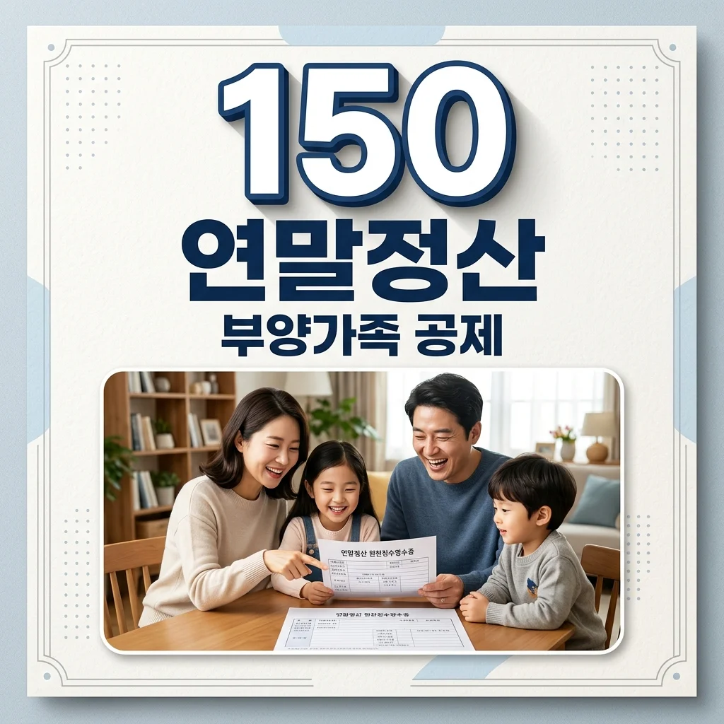 노후 준비 없는 부모님, 연말정산 부양가족 인적공제 핵심 가이드