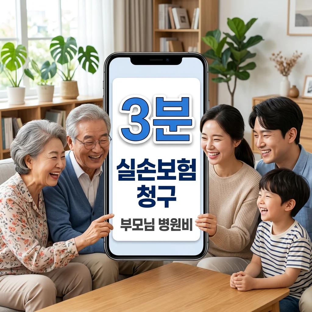 부모님 병원비 실손보험 청구, 간소화 앱으로 3분 만에 끝내는 법!