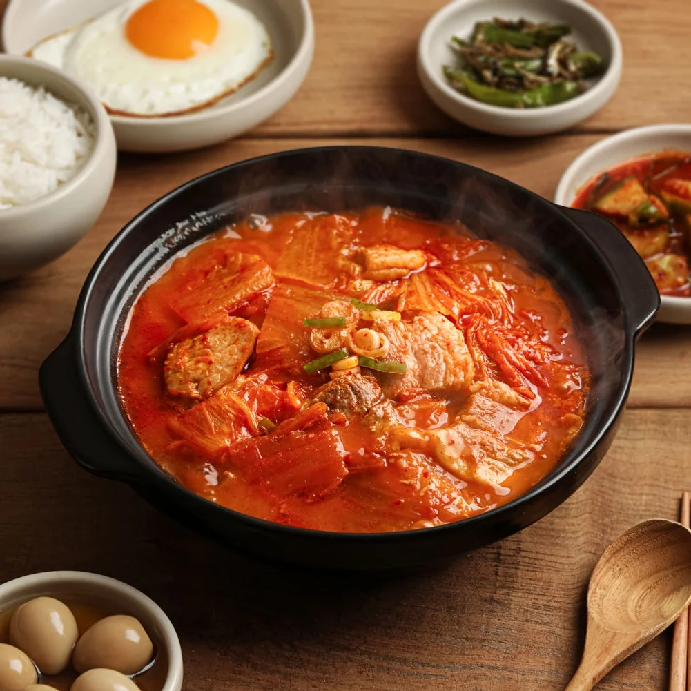 극소수 돼지 김치찌개 밀키트 국내산 묵은지 1인분 얼큰 혼밥 푸짐 야식 캠핑 간편 짜글이 [원산지:상세설명에 표시] 상세 이미지 1