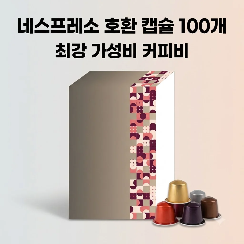 네스프레소 캡슐커피 호환 커피비 100개 역대급 가성비 혜택!