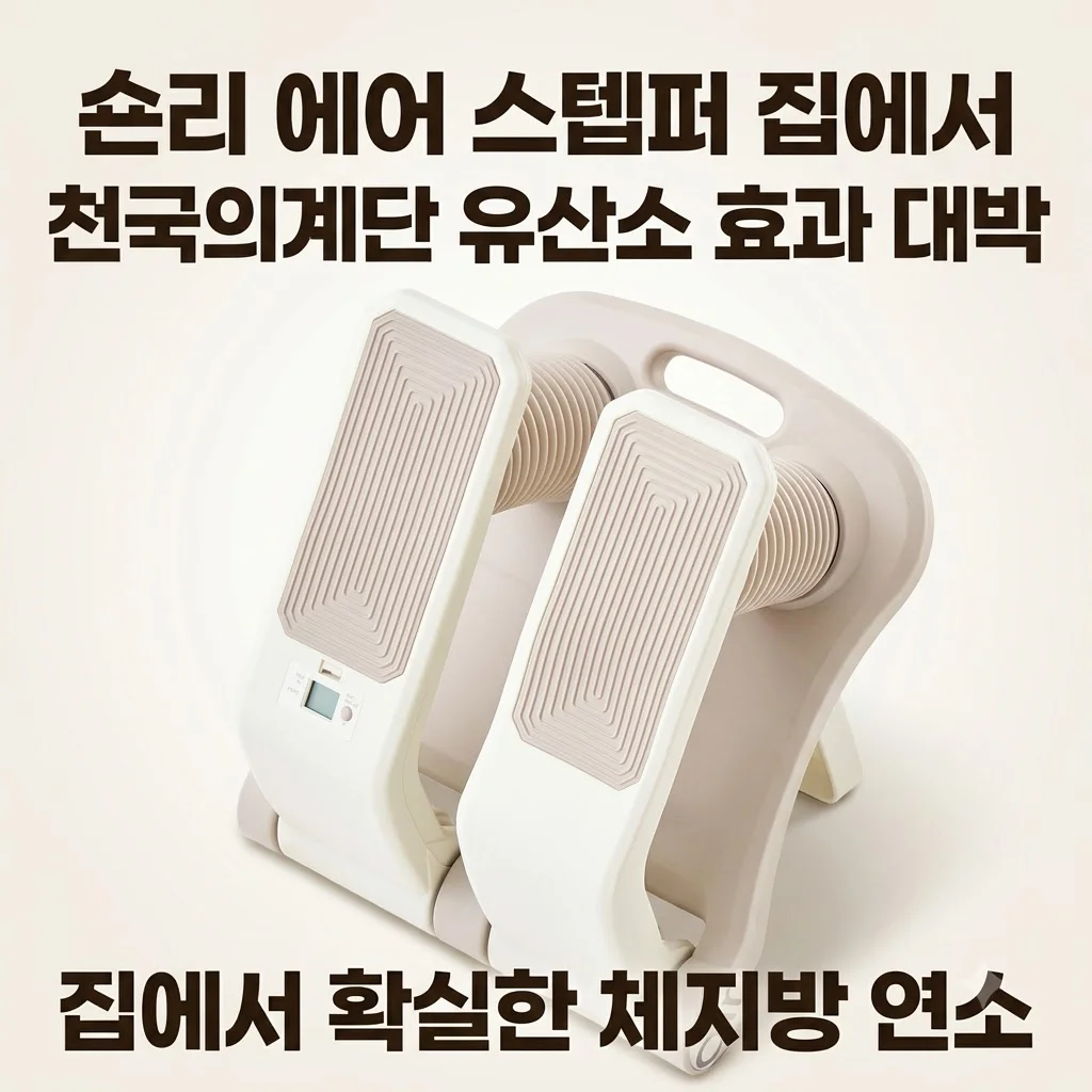숀리 에어 스텝퍼 집에서 천국의계단 유산소 효과 대박