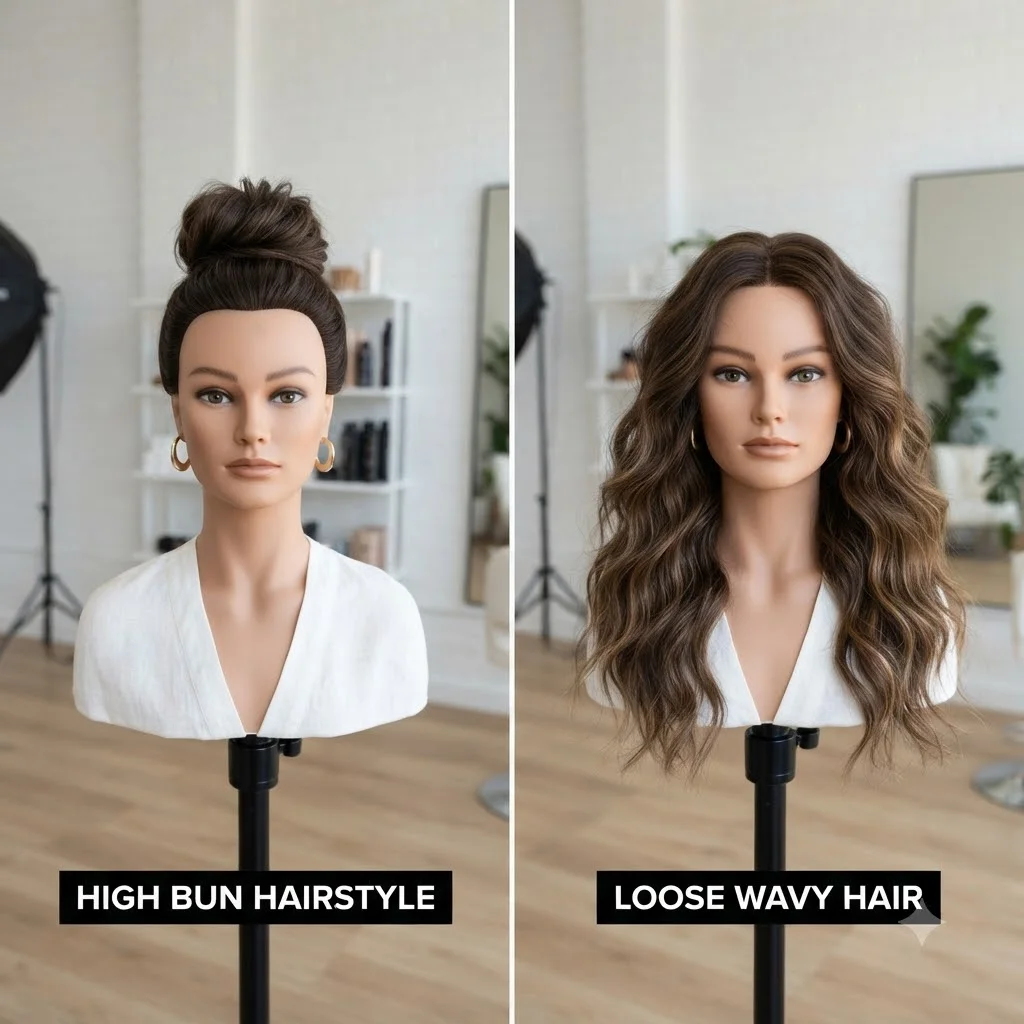 휴양지 필수! 하이 번 헤어 vs 내추럴 텍스처 웨이브