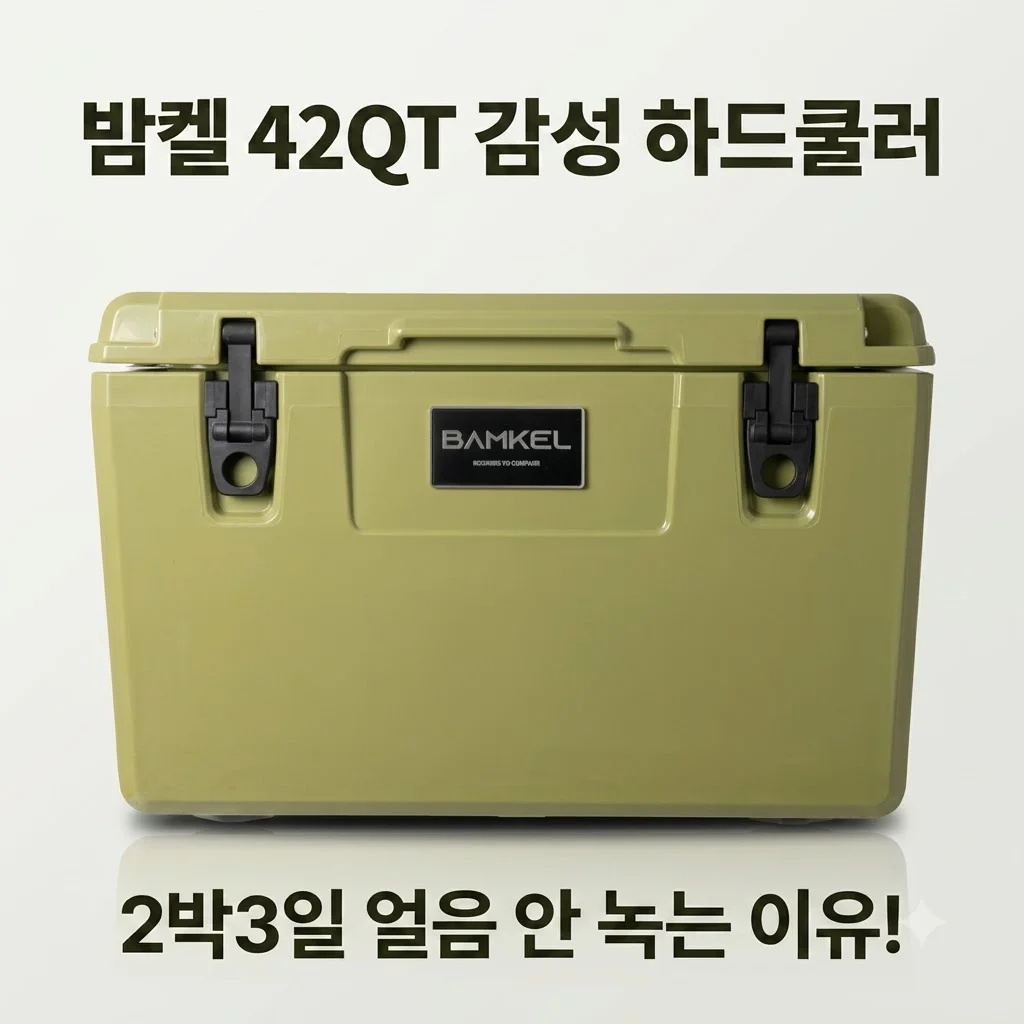 밤켈 모던 42QT 아이스쿨러 감성 하드쿨러 2박3일 얼음 안 녹는 이유