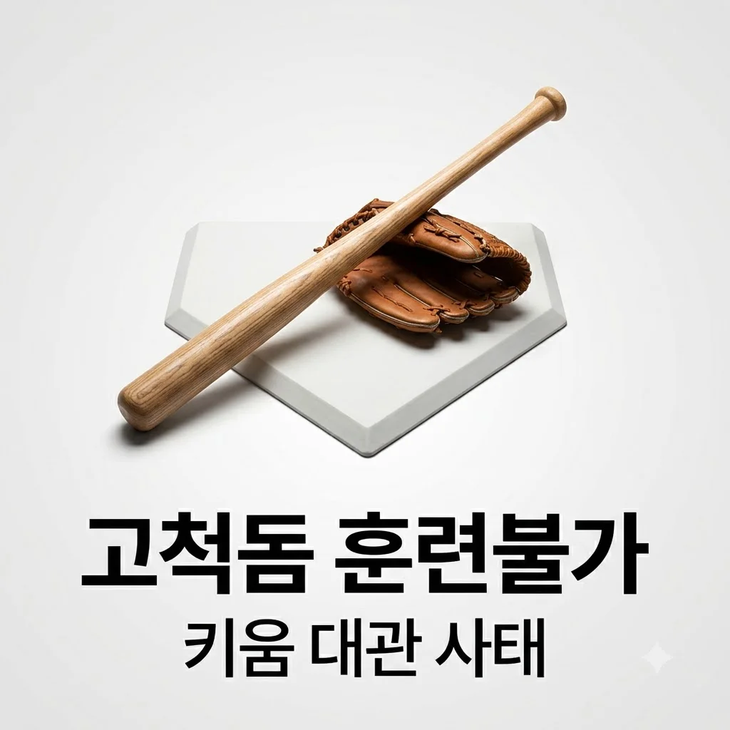 키움 고척돔 대관으로 훈련 불가 사태 전말과 총정리