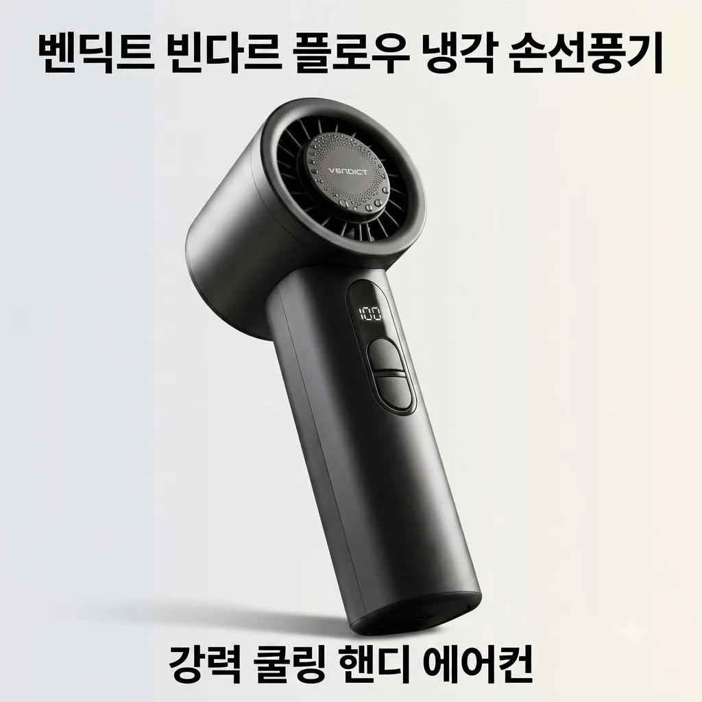 벤딕트 빈다르 플로우 손선풍기 쿨링 냉각 에어컨 핸디 추천
