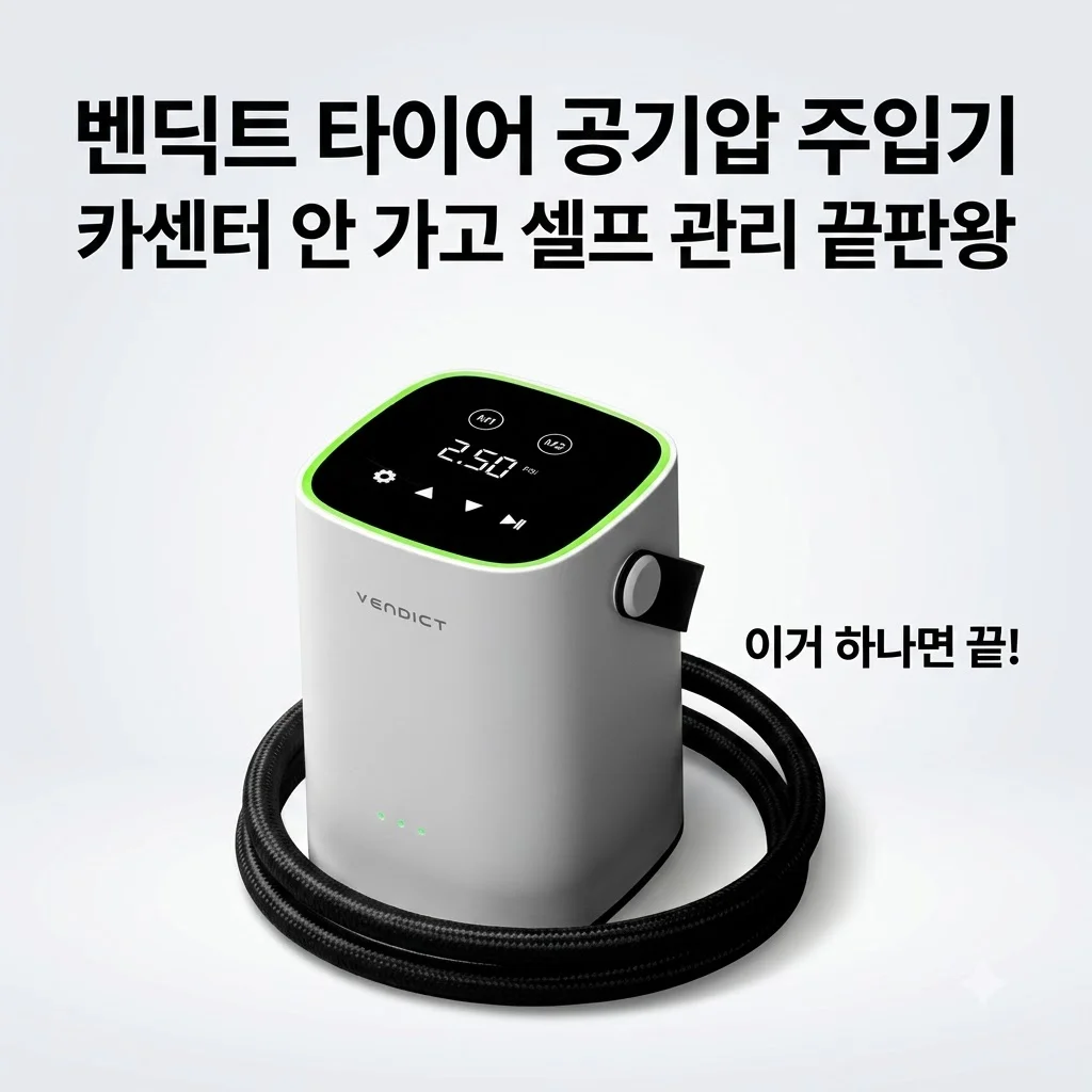 벤딕트 타이어 공기압 주입기 카센터 안 가고 셀프 관리 끝판왕
