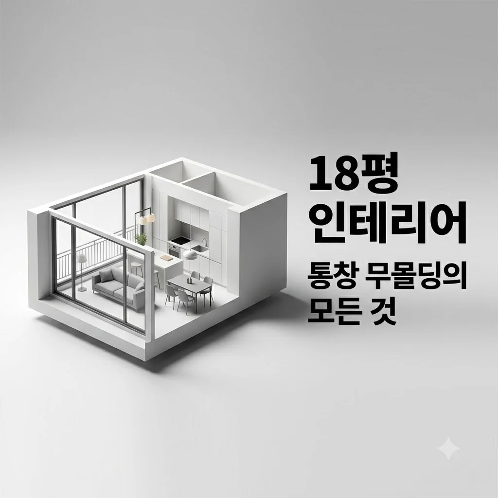 18평 아파트 통창 무몰딩 인테리어 시공 비용과 장단점 총정리