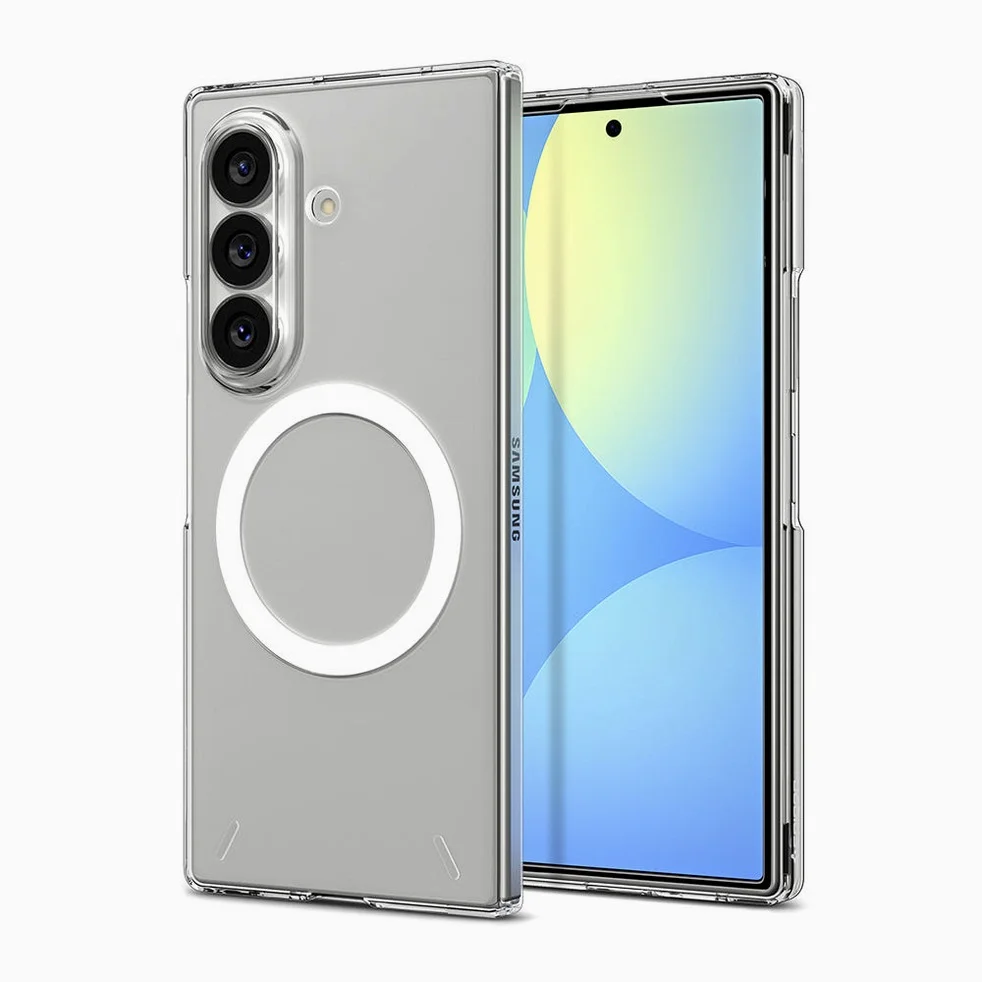 Qi2 20W 인증 갤럭시 맥세이프 케이스 초슬림 에어스킨 맥핏 클리어화이트, 갤럭시Z 폴드8 울트라 상세 이미지 1