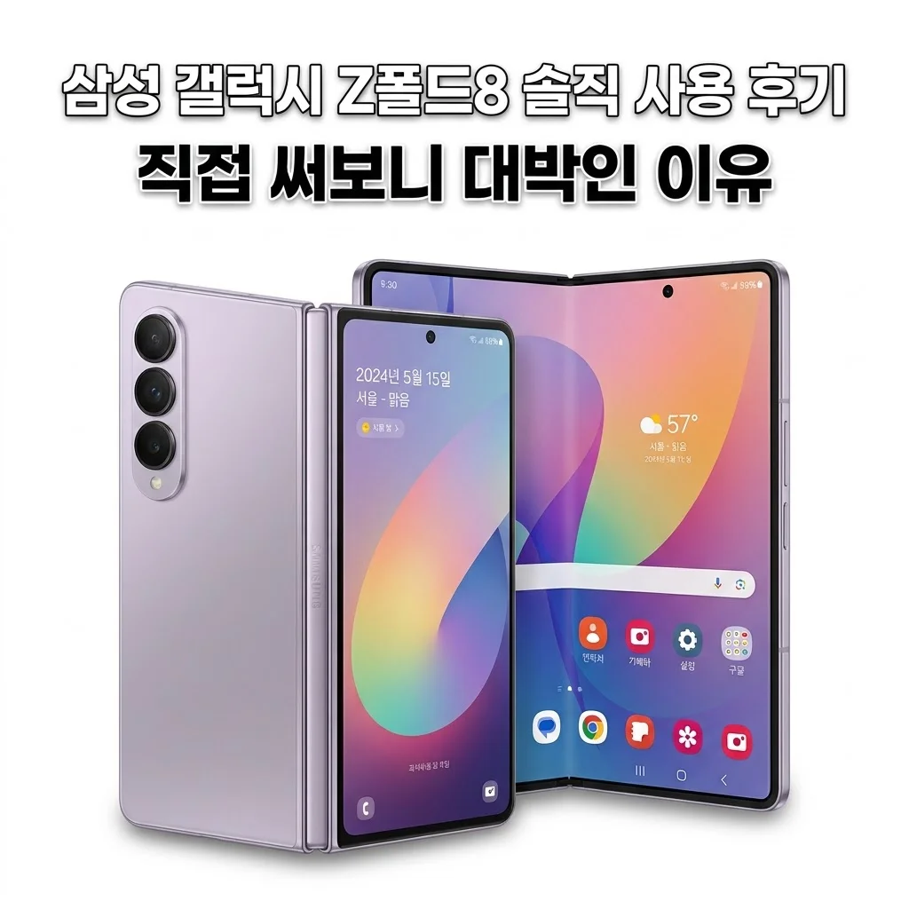 삼성 갤럭시 Z폴드8 SM-F971N 솔직 사용 후기, 직접 써보니 대박인 이유