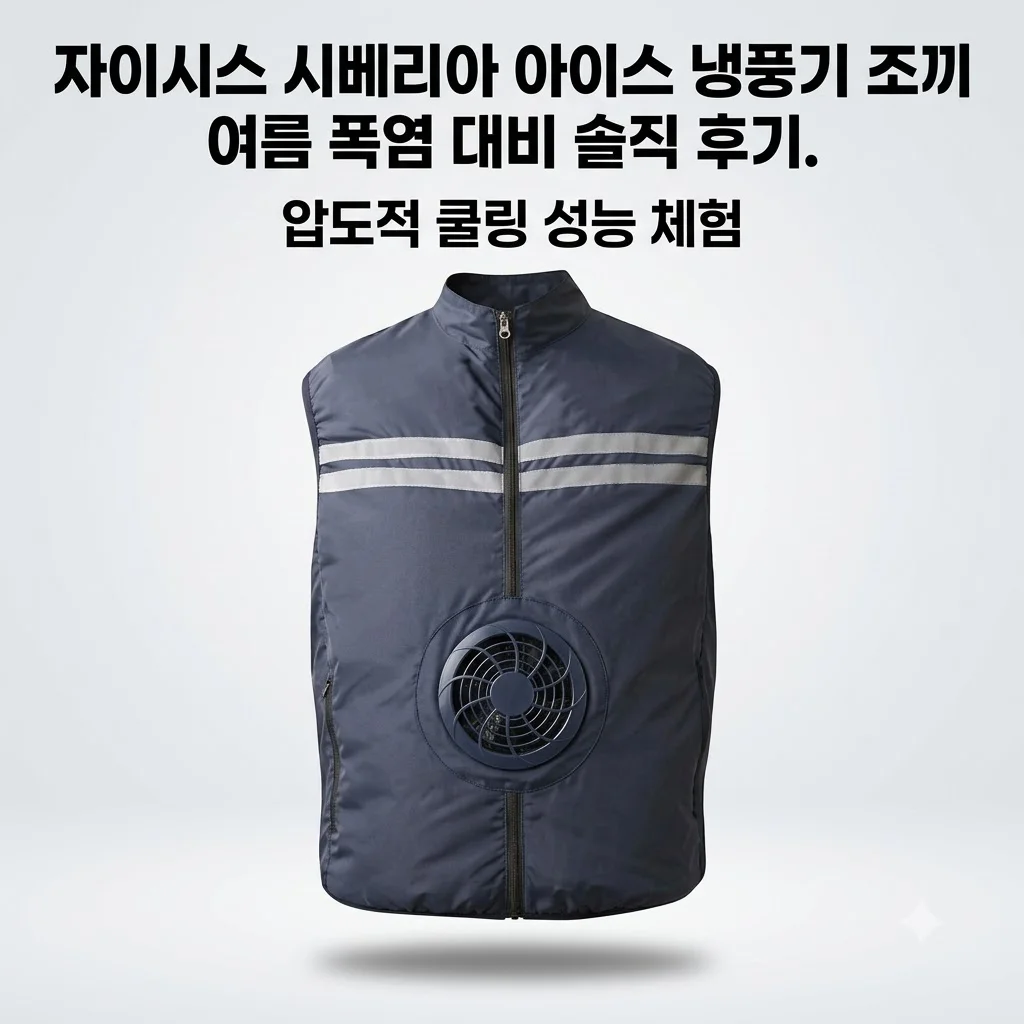자이시스 시베리아 아이스 냉풍기 조끼 여름 폭염 대비 솔직 후기