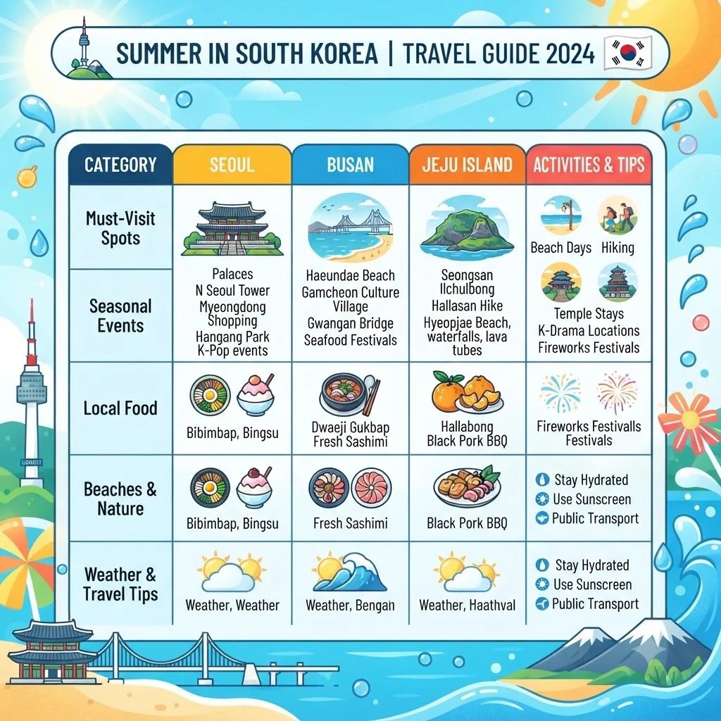 2026년 8월 대표 축제 한눈에 비교하기