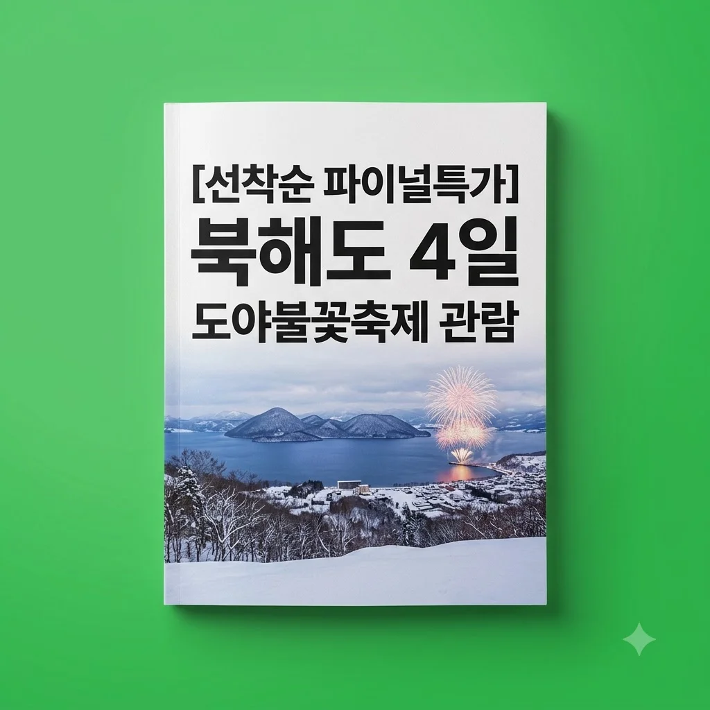 북해도 4일 여행 선착순 파이널특가 도야불꽃축제 후기